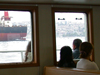 Schiffsanleger von Karaköy, an der Auffahrt zur Galatabrücke. Von hier aus fahren die Fähren nach Kadiköy auf der asiatischen Seite und weiter bis zu den Prinzeninseln im Marmarameer.<br/>Istanbul, Karaköy Iskele. April 2009.<br/><br/>01:26 min